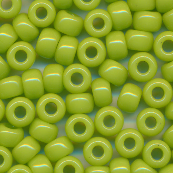 MIYUKI Round Rocaille Seed Beads #416 Yellow Green (Opaque)