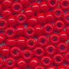 MIYUKI Round Rocaille Seed Beads #408 Red (Opaque)