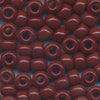 MIYUKI Round Rocaille Seed Beads #409 Dark Brown (Opaque)