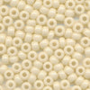 MIYUKI Round Rocaille Seed Beads #491 Ivory (Opaque)