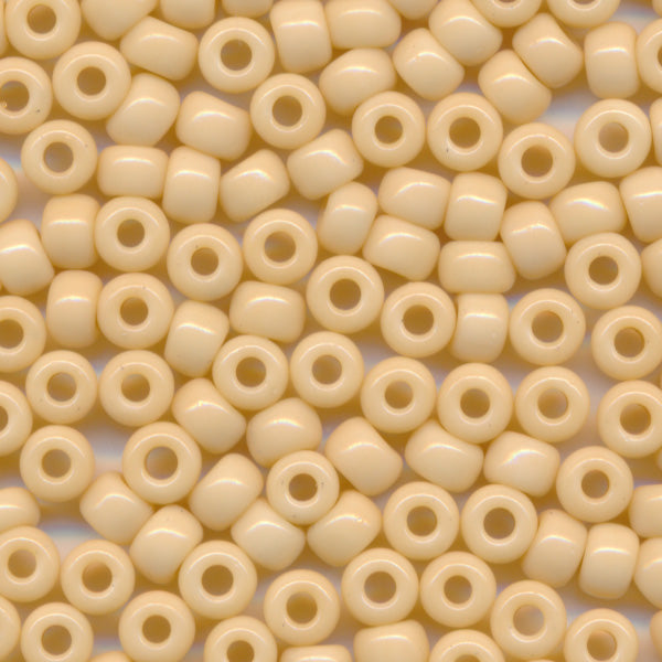 MIYUKI Round Rocaille Seed Beads #493 Camel (Opaque)