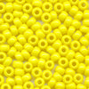 MIYUKI Round Rocaille Seed Beads #404 Yellow (Opaque)