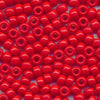 MIYUKI Round Rocaille Seed Beads #408 Red (Opaque)