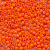 MIYUKI Round Rocaille Seed Beads #407 Vermilion (Opaque)