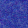 MIYUKI Round Rocaille Seed Beads #177 Silver (Transparent Rainbow)