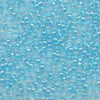 MIYUKI Round Rocaille Seed Beads #260 Aqua (Transparent Rainbow)