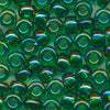 MIYUKI Round Rocaille Seed Beads #179 Silver (Transparent Rainbow)
