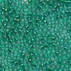 MIYUKI Round Rocaille Seed Beads #17 Emerald (Silverline)