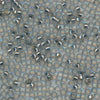 MIYUKI Round Rocaille Seed Beads #21 Gray (Silverline)