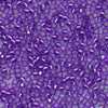 MIYUKI Round Rocaille Seed Beads #1347 Dyed Purple (Silverline)