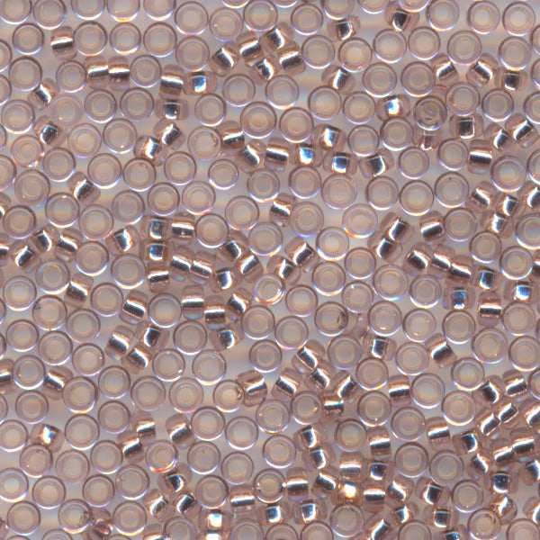 MIYUKI Round Rocaille Seed Beads #12 Light Ametyst (Silverline)
