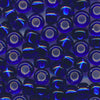 MIYUKI Round Rocaille Seed Beads #20 Cobalt (Silverline)