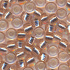 MIYUKI Round Rocaille Seed Beads #23 Peach (Silverline)