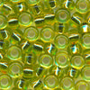 MIYUKI Round Rocaille Seed Beads #14 Peridot (Silverline)