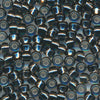 MIYUKI Round Rocaille Seed Beads #21 Gray (Silverline)