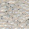 MIYUKI Round Rocaille Seed Beads #1 Crystal (Silverline)