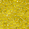 MIYUKI Round Rocaille Seed Beads #6 Yellow (Silverline)