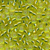 MIYUKI Round Rocaille Seed Beads #14 Peridot (Silverline)