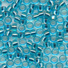 MIYUKI Round Rocaille Seed Beads #18 Aqua (Silverline)
