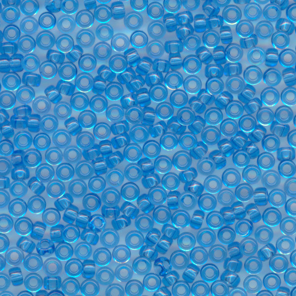 MIYUKI Round Rocaille Seed Beads #150 Blue (Transparent)