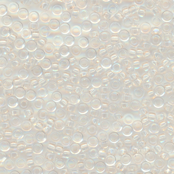MIYUKI Round Rocaille Seed Beads #131 Crystal (Transparent)