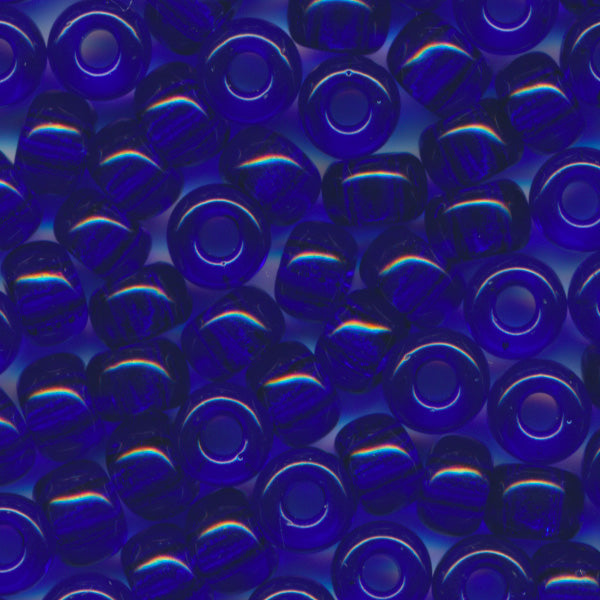 MIYUKI Round Rocaille Seed Beads #151 Cobalt (Transparent)