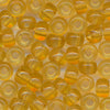 MIYUKI Round Rocaille Seed Beads #132 Golden Brown (Transparent)