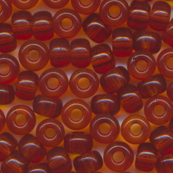 MIYUKI Round Rocaille Seed Beads #134 Light Brown (Transparent)