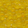 MIYUKI Round Rocaille Seed Beads #136 Yellow (Transparent)