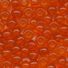 MIYUKI Round Rocaille Seed Beads #138 Orange (Transparent)