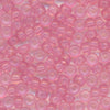 MIYUKI Round Rocaille Seed Beads #1319 Dyed Light Pink (Transparent)