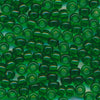 MIYUKI Round Rocaille Seed Beads #146 Green (Transparent)